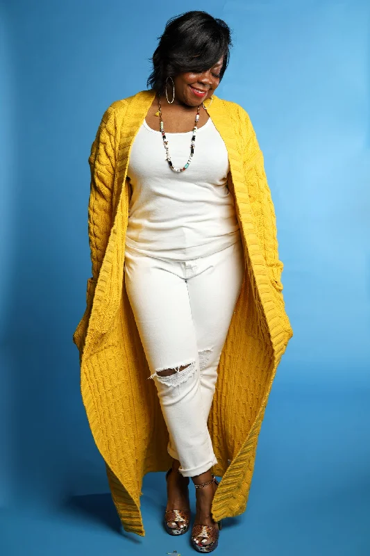 Elegant and noble LemonDrop Cardigan