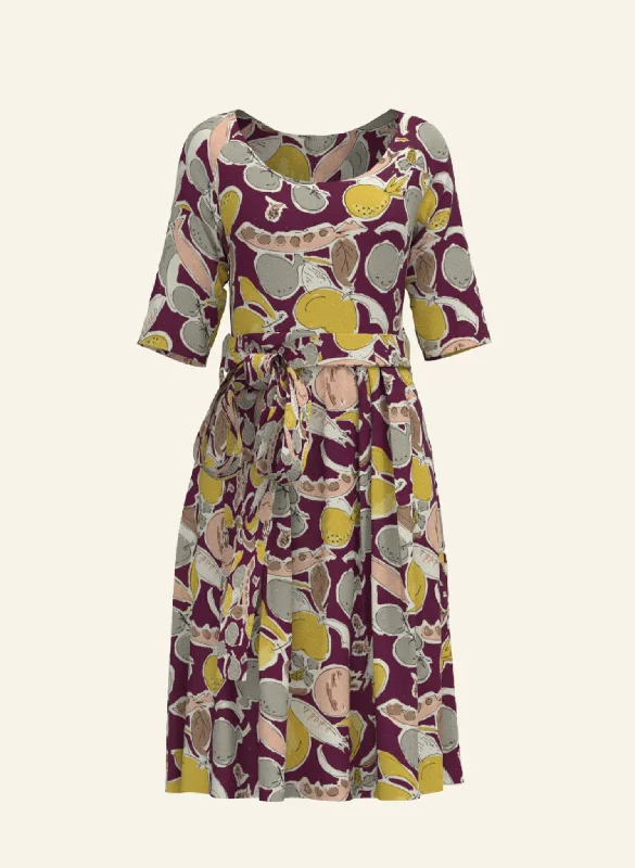 Sports Functional Style Elsie Dress - Plum Homegrown