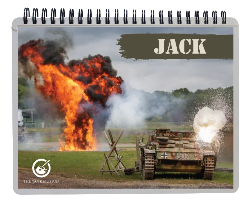 Lively And Youthful D-Day Personalised Notebook