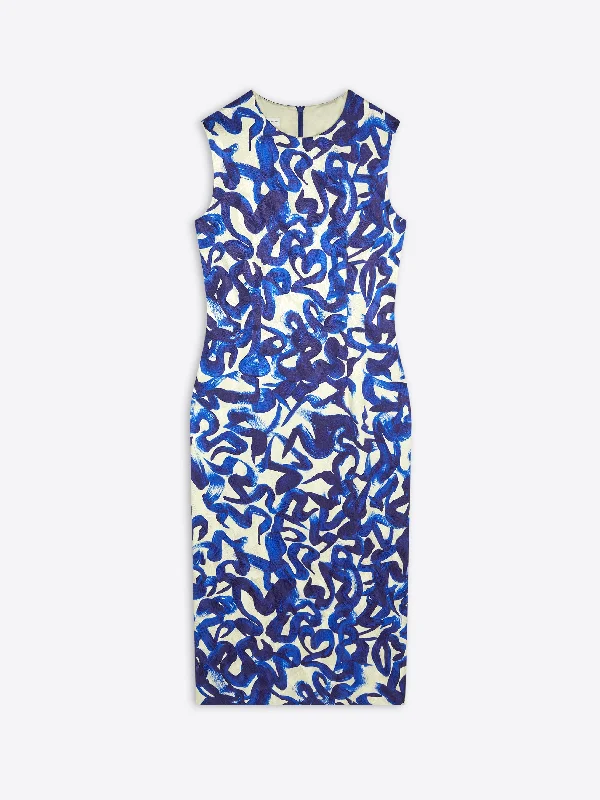 Soft Style Printed shift dress