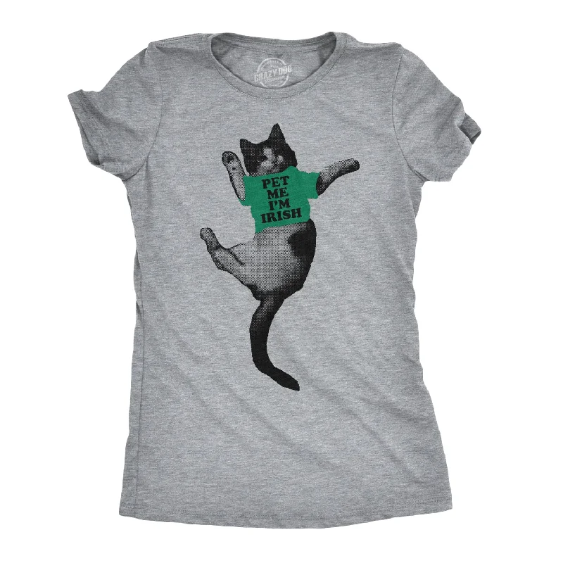 Economic Outlook Pet Me I'm Irish Women's T Shirt