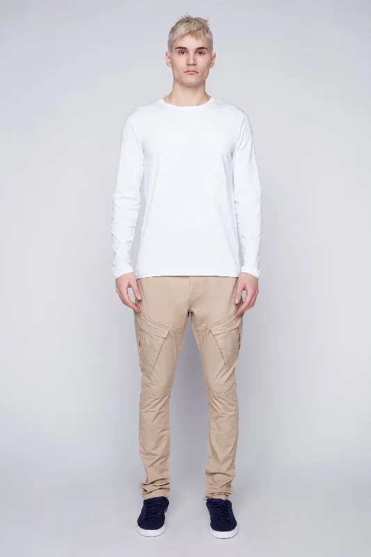 Elegant And Elegant Deluxe 5 Pocket Slim Fit Pants - TAN