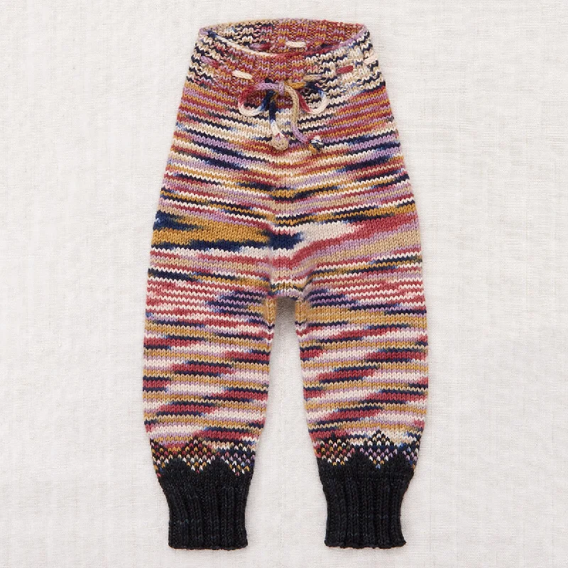 Warm Wear EXCLUSIVE Baby Pinecone Snowy Day Legging in Solstice Space Dye by Misha & Puff