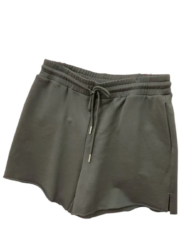 Breathable Design Women's Pull-On Shorts In Charcoal