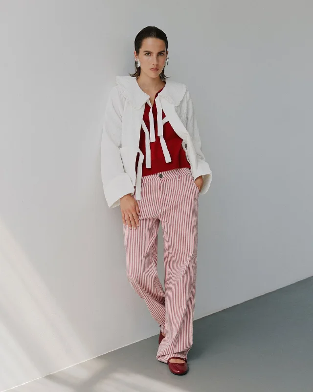 Sweet Style LUCCASW JEANS - Red Striped