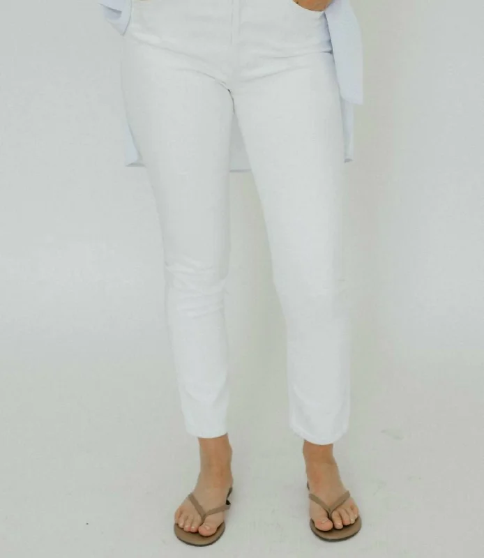 Multi-functional style Riley Long Jeans In Sour Cream