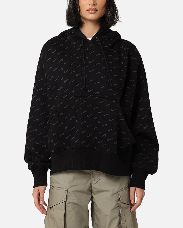 Comfortable down Nike Women's Sportswear Pheonix Oversized Fleece Hoodie Black