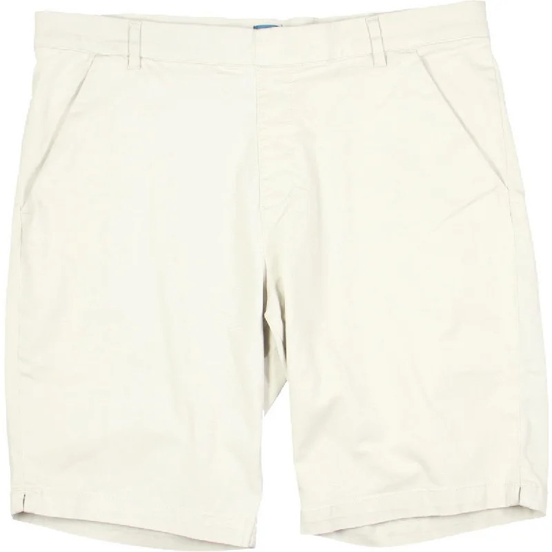 Floral Prints Plus Maddie Womens Cotton Mid-Rise Bermuda Shorts