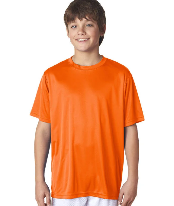 Trendy And Casual NB3142 - A4 Youth Cooling Performance Crew Neck T-Shirt | Safety Orange Trendy And Casual NB3142 - A4 Youth Cooling Performance Crew Neck T-Shirt | Safety Orange