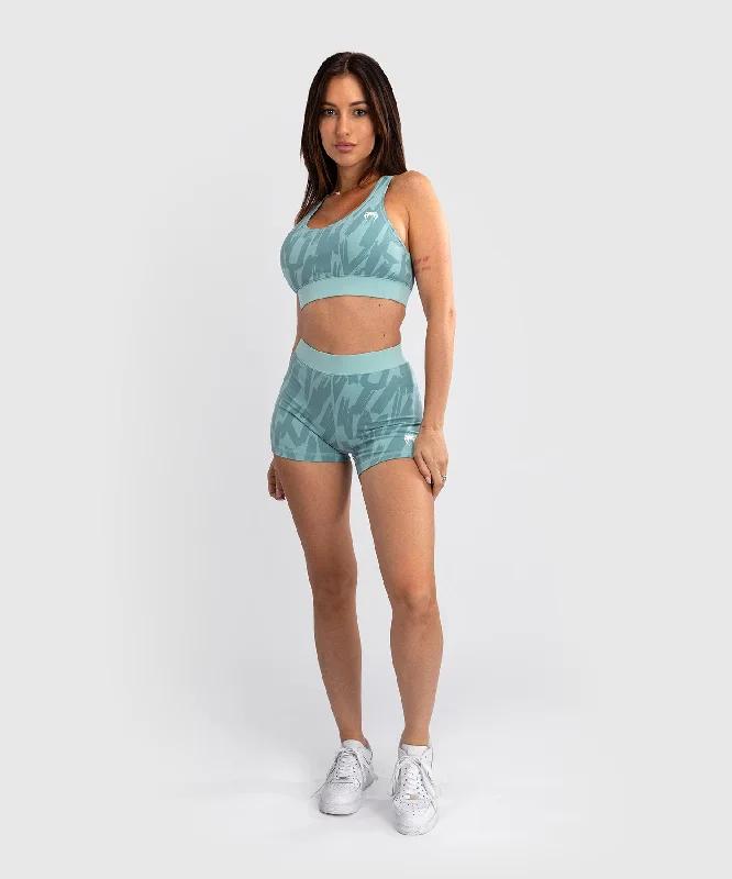 Creative Prints Venum Graffiti Women’s Compression Shorts - Aqua