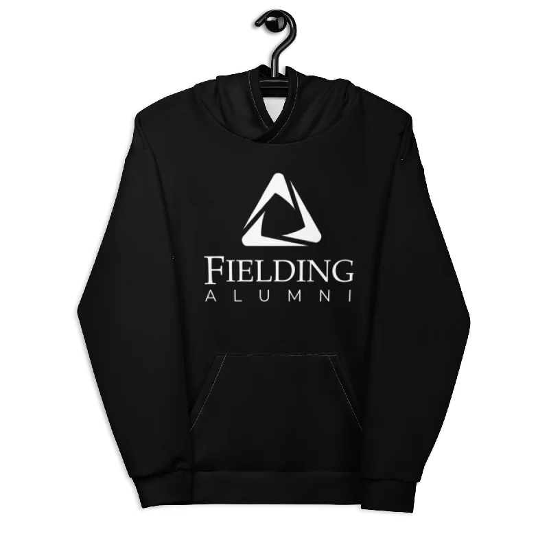 Windbreaker fashion Unisex Eco-friendly Hoodie - Black | Alumni Logo