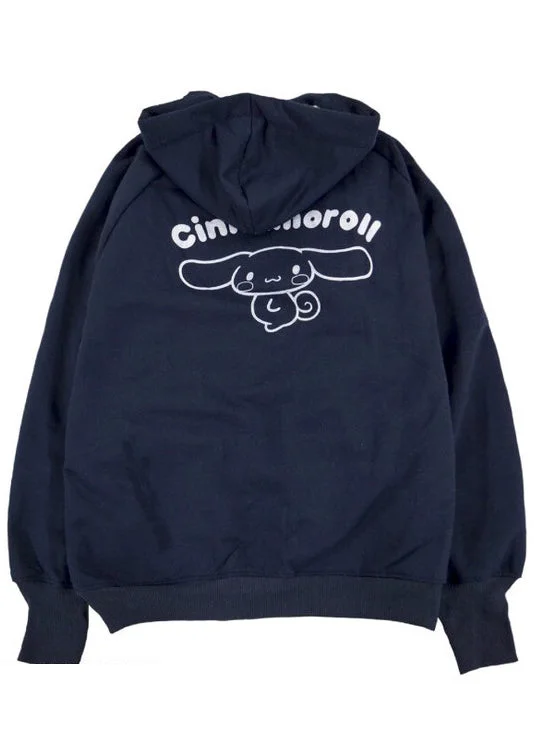 Casual Wear Sanrio Cinnamoroll Sherpa Zip Up Hoodie