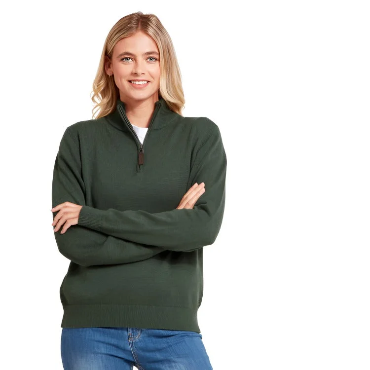 Fresh And Fashionable Schoffel Ladies Pateley Jumper - Dark Cedar