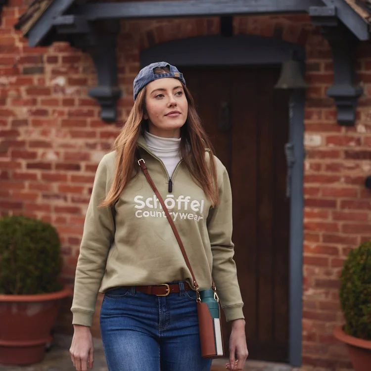 Comfortable And Cold-proof Schoffel Ladies St Issey Sweatshirt - Light Sage
