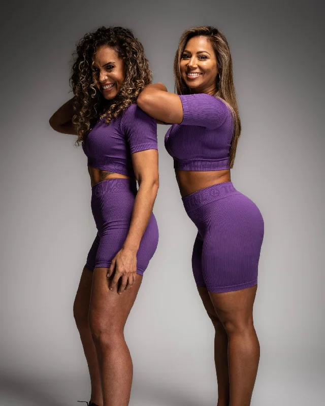 Sports Cool TCML High Waisted Ribbed shorts