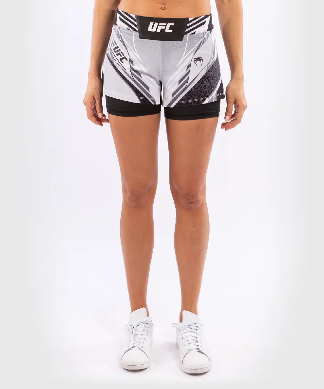 Fresh And Fashionable UFC Venum Authentic Fight Night Women's Shorts - Short Fit - White