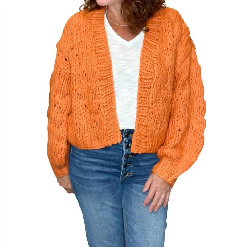 Refreshing Design Gigi Cardigan In Puffins Bill